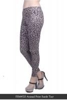 FSM4520 Animal Print Suede Tayt